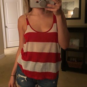 Blue Life Striped Tank